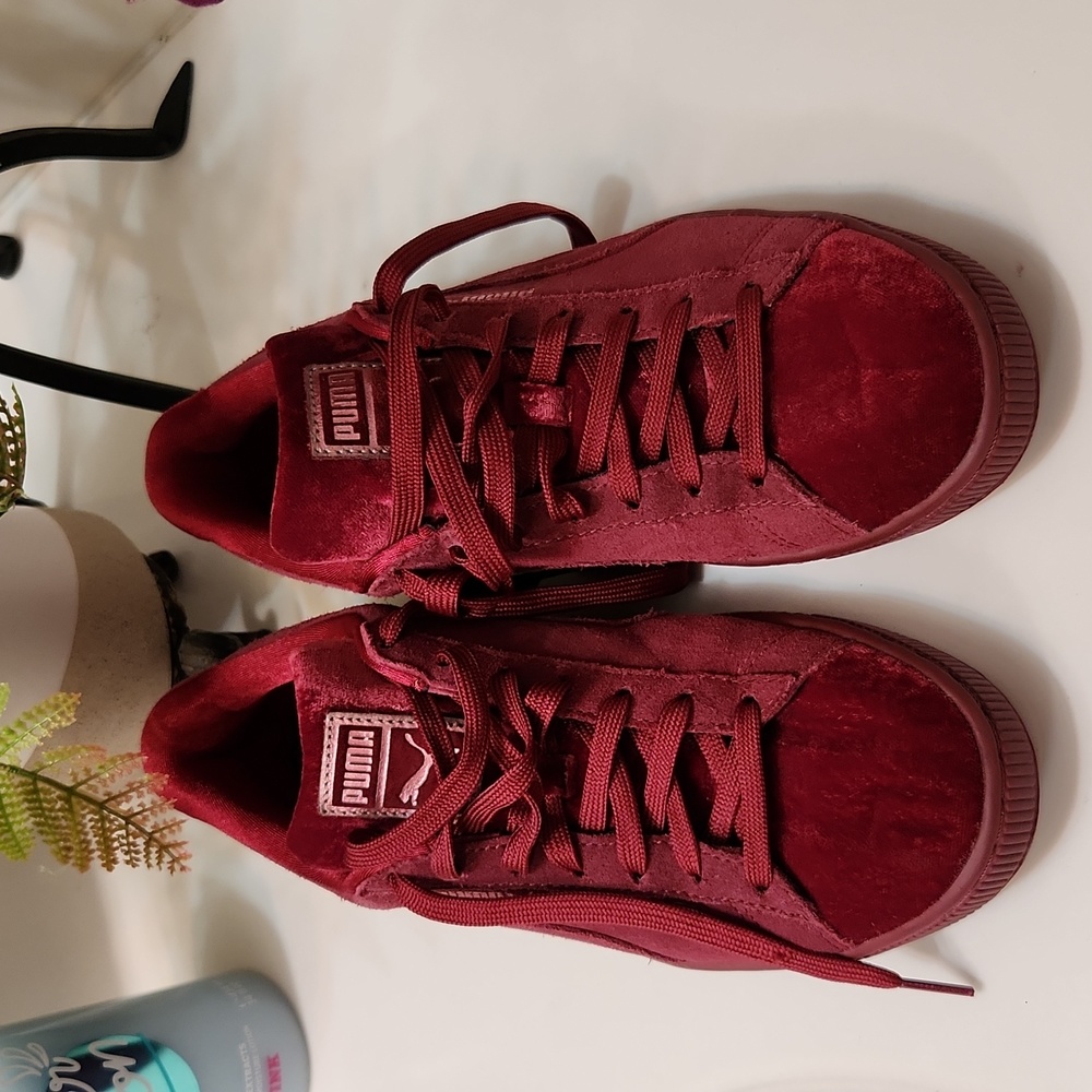 Puma suede/velvet sneakers